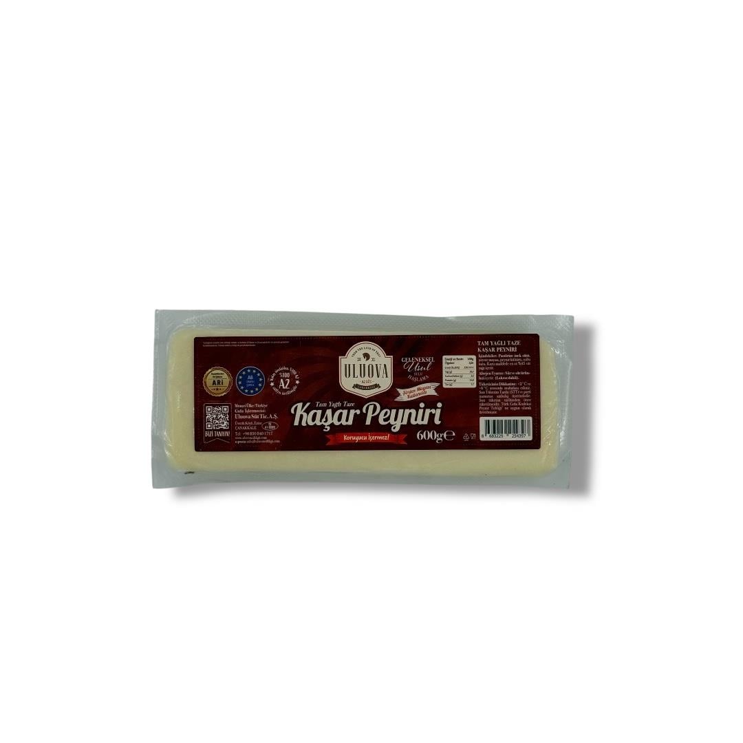 Tam Yağlı Taze Kaşar Peynir 600 gr - Uluova