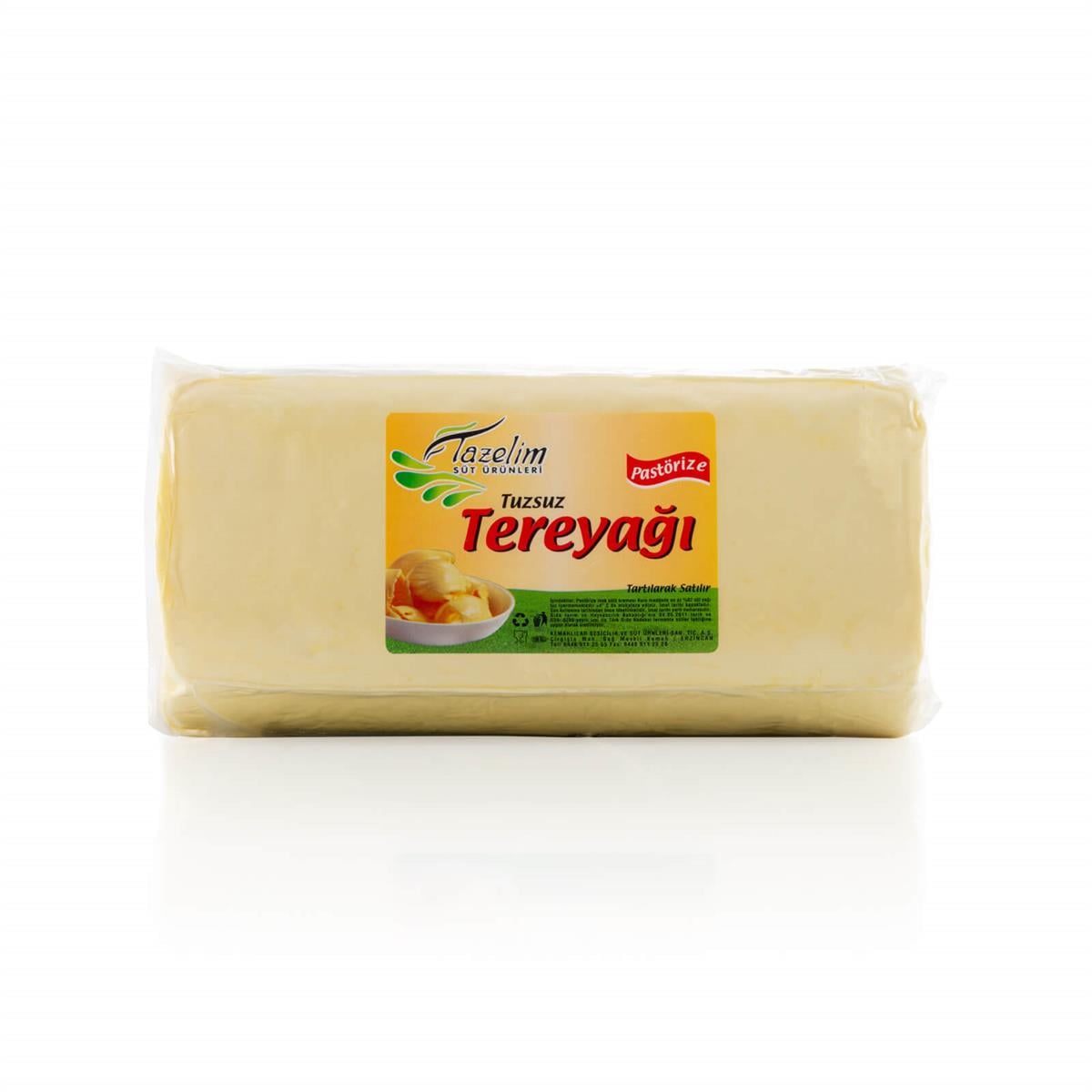 Tazelim - Tuzsuz Tereyağ 1 kg