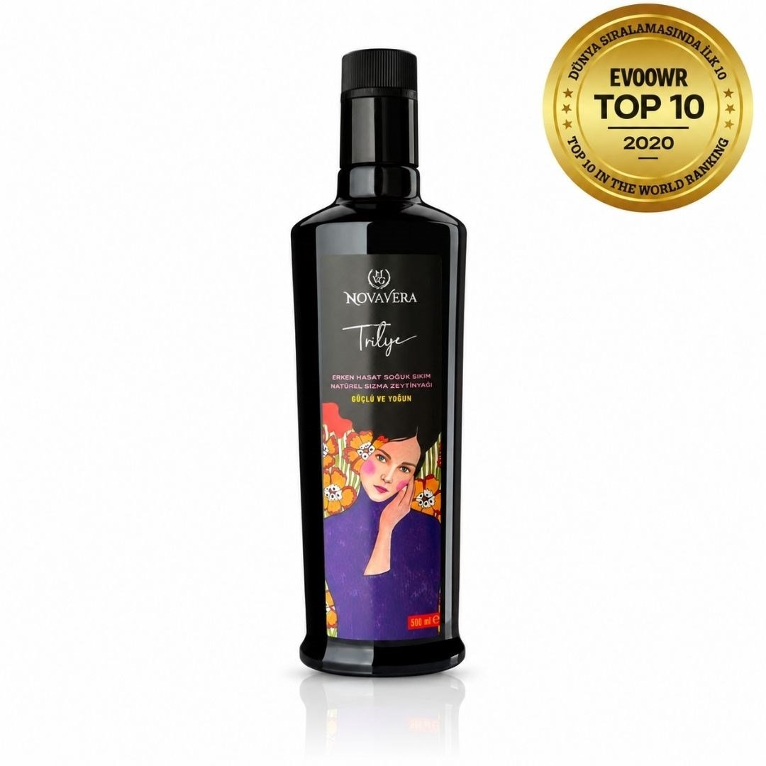 Trilye Erken Hasat Naturel Sızma Zeytinyağı 500ml - Novavera