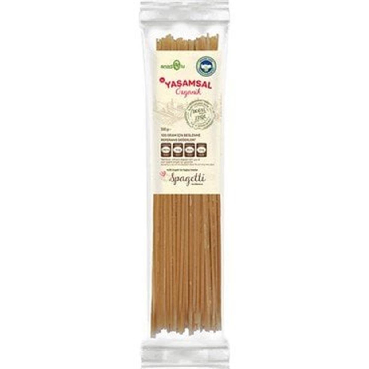 Yaşamsal Organik - Karakılçık Organik Makarna (Kısa Spagetti) 500 gr