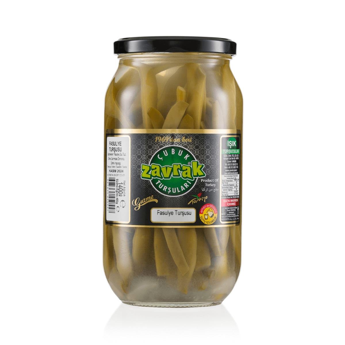 Zavrak Naturel Fasulye Turşusu