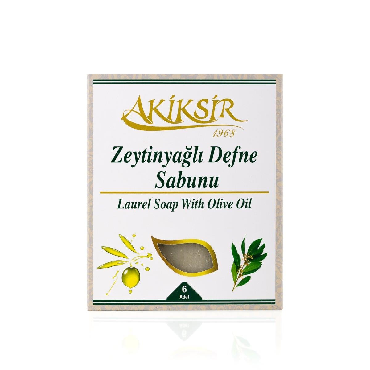 Zeytinyağlı Defne Sabunu 6 lı 900 gr-Akiksir