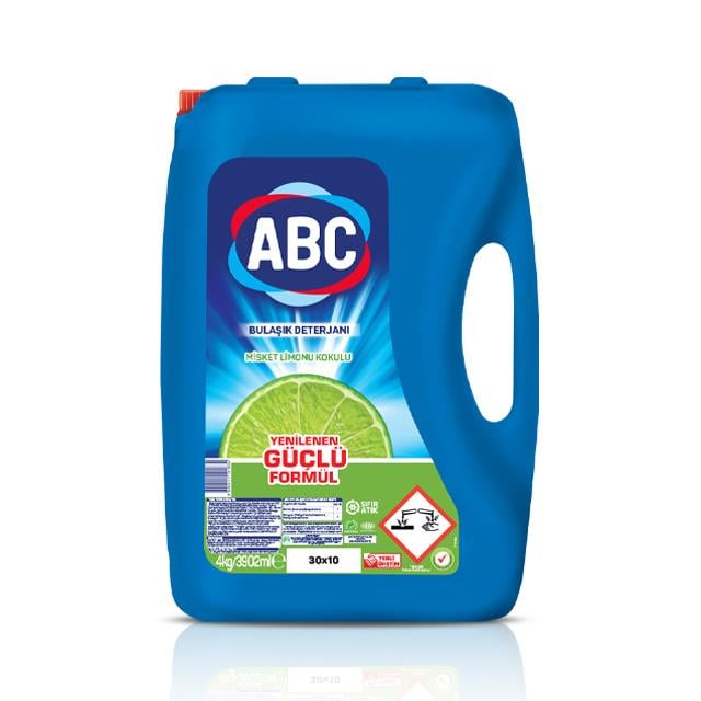 Abc Sıvı Bulaşık Detejanı Misket Limon 4kg