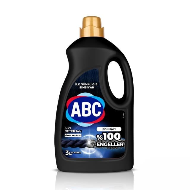 Abc Sıvı Çamaşır Bakım Siyahlar 2700ml