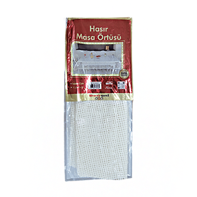 BERRONI 2301-02 HASIR MASA ORTUSU 140X140cm