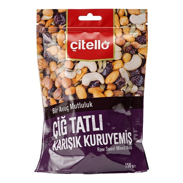 Çitello Çiğ Tatlı Karışık Çerez 150 gr
