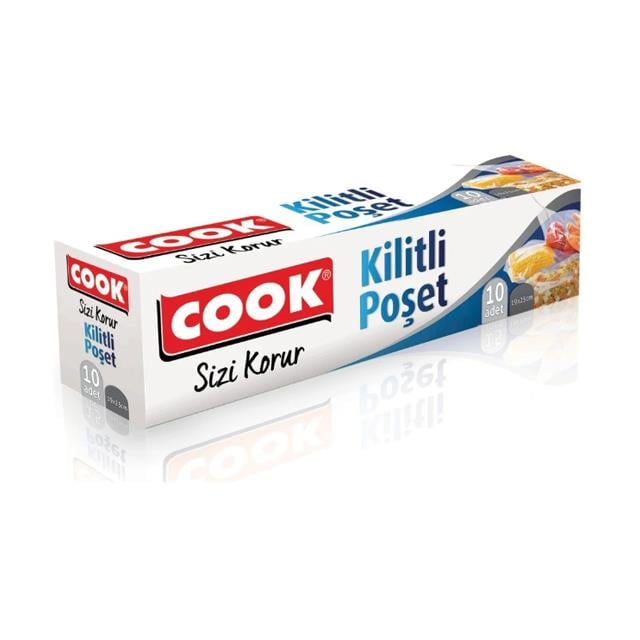 Cook Buzdalabı Poşeti Kilitli 19*25 10lu