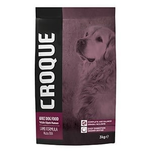 Croque Yetişkin Köpek maması Kuzu Etli 3kg