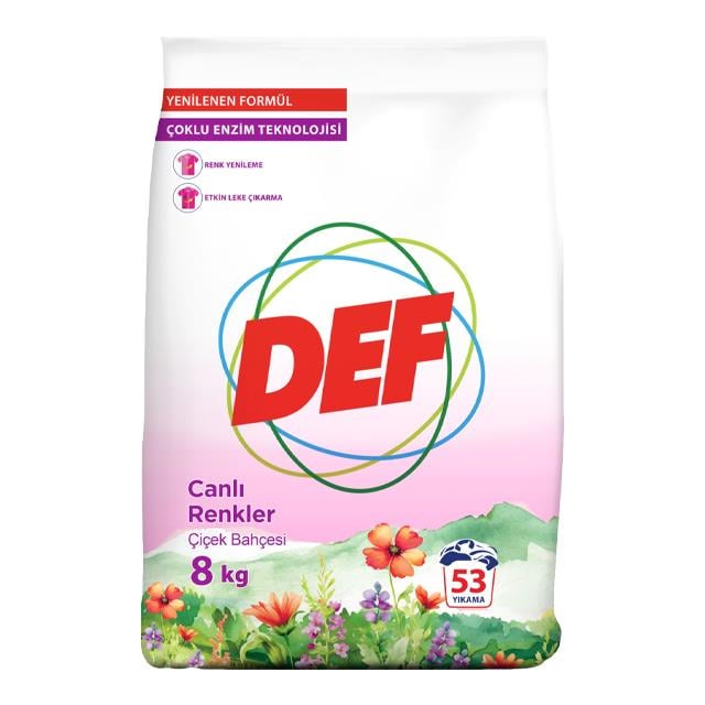 Def Matik 8kg Canlı Renkler