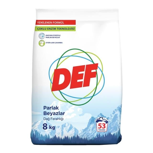 Def Matik 8kg Parlak Beyazlar