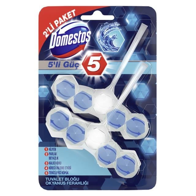 Domestos Wc Blok Duo Okyanus 5li