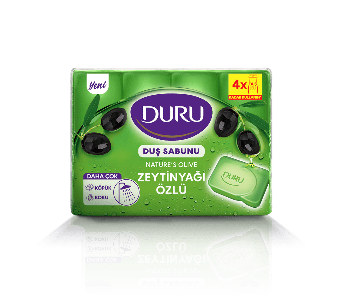 Duru Naturel Zeytinyağlı 4*150gr