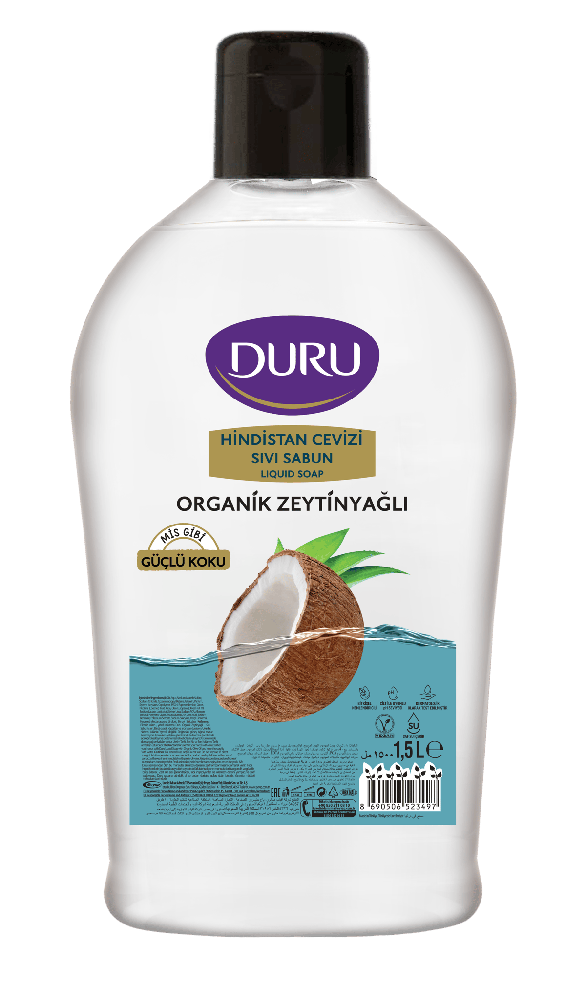 Duru Sıvı Sabun Hindistan Cevizi 1,5lt