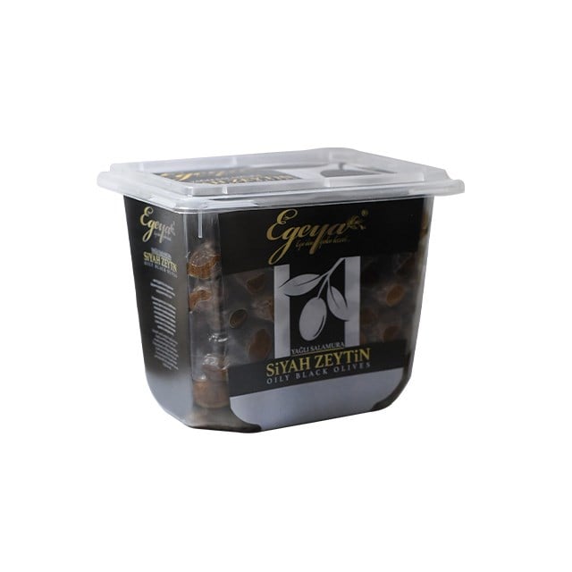 Egeya Yağlı Salamura Siyah750gr(321-360)Zeytin