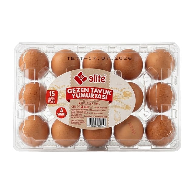 ELITE GEZEN T. YUMURTA L 15 lı (63-72gr)
