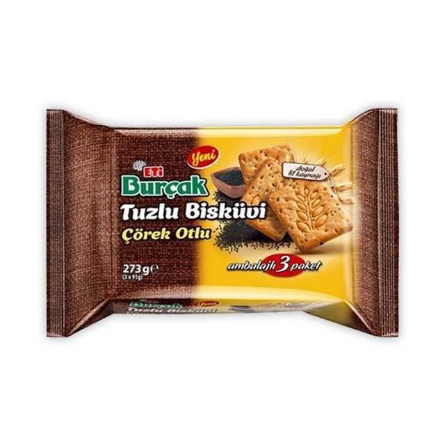 Eti Burcak Tuzlu Çörekotlu 273gr