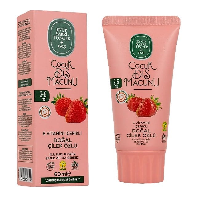Eyüp Sabri Tuncer Diş Macunu Çilek 60ml Çocuk