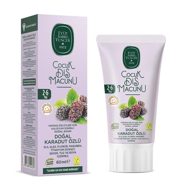 Eyüp Sabri Tuncer Diş Macunu Karadut 60ml Çocuk
