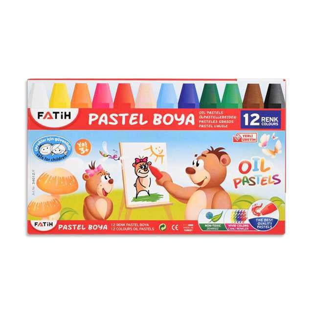 Fatih 12 Renk Yeni Formül Pastel Boya