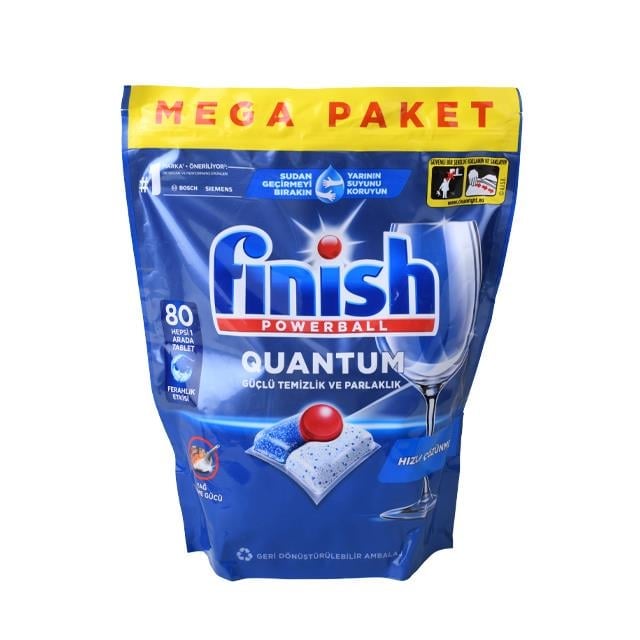 Finish Powerball Quantum Bulaşık Makinesi Deterjanı Limon 27 Tablet