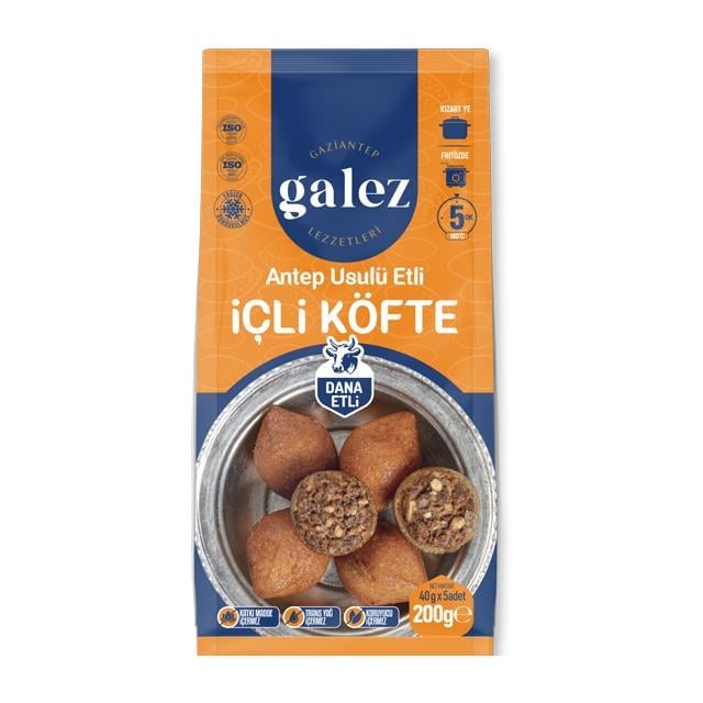 Galez İçli Köfte Dana Etli Antep Usulü 200gr