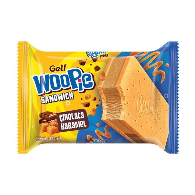 Golf Woopie Sandviç Karamel Çikolata 125ml