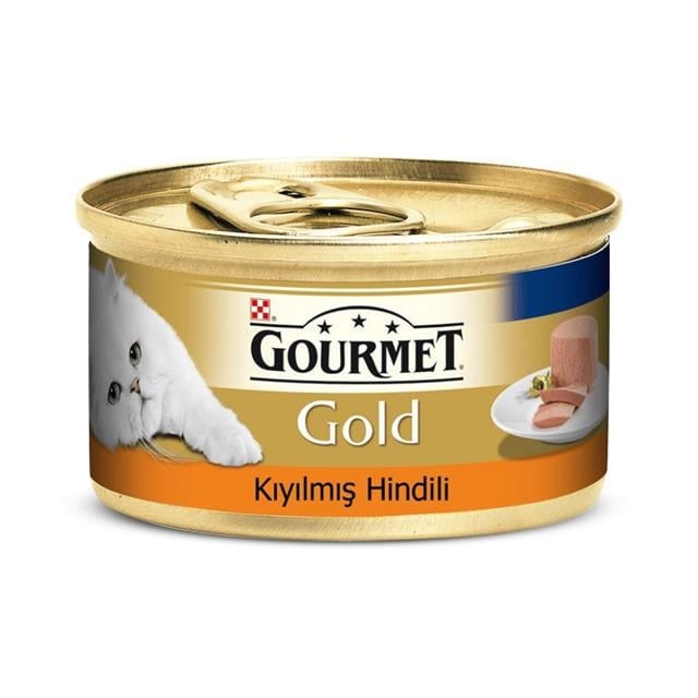 Gourmet Gold Kedi Konserve Yaş Mama Hindili 85gr