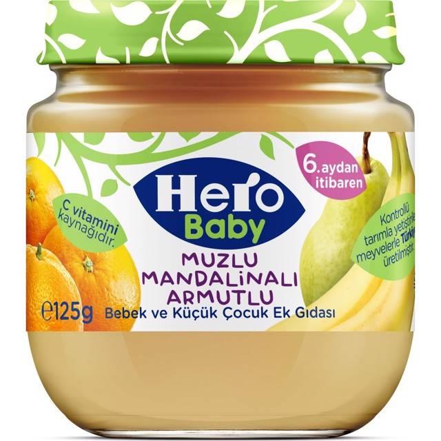 Hero Baby 5560-1 Muz-Mandalina-Armut 125 Gr