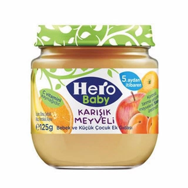 Hero Baby 5564-2 Karışık Meyveli 125 Gr