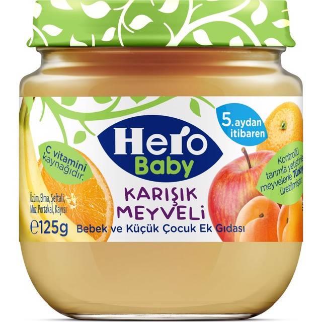 Hero Baby 5564-2 Karışık Meyveli 125 Gr