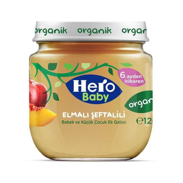 Hero Organik Elma Şeftali 120gr
