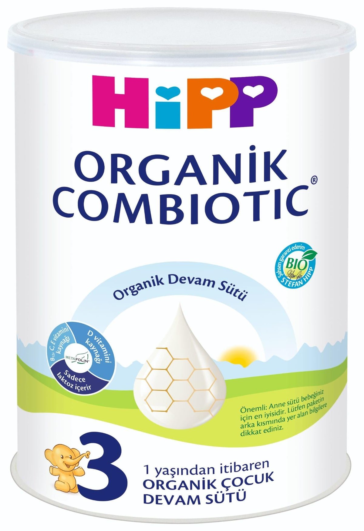 Hipp Organik Combiotic Devam Sütü 3 350gr