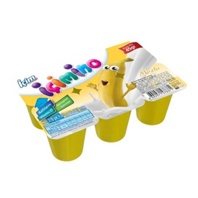 İçim İçimino Büyüme Küpü 6x40 gr Muzlu