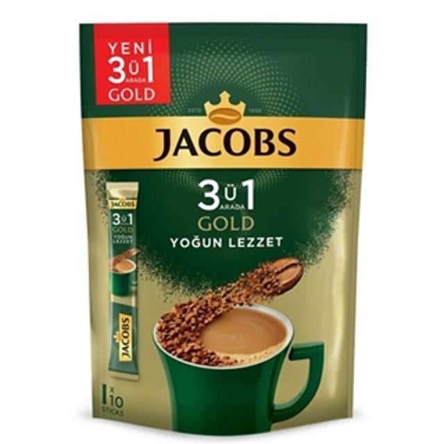 Jacobs  3 in 1 Gold Yoğun 10 lu