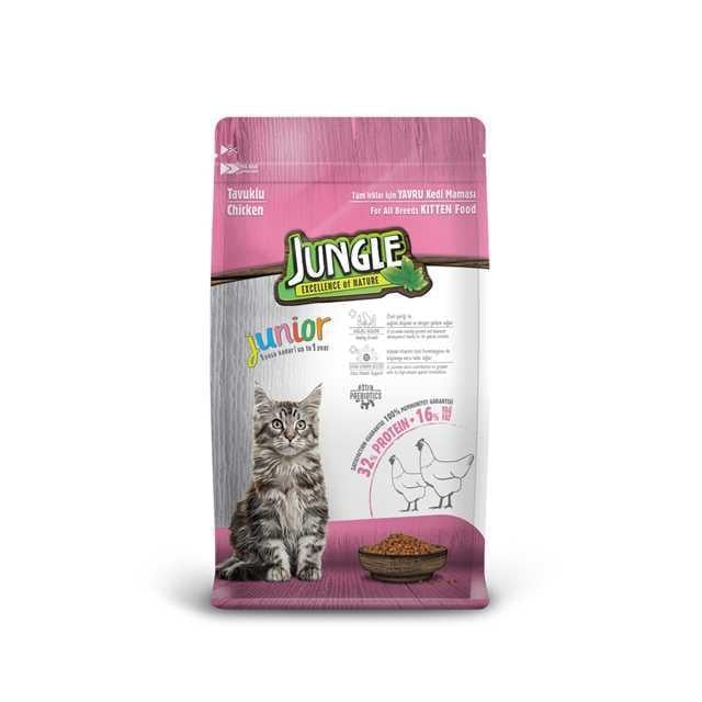 Jungle Yavru Kedi Maması Tavuklu 500 gr