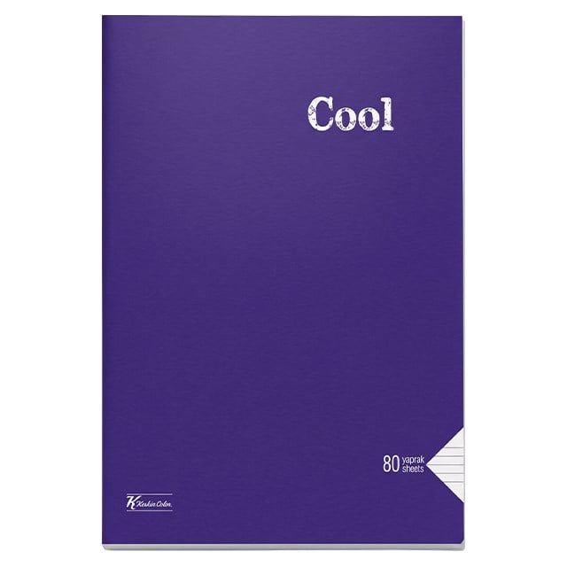 K.Color A4/80 Cool Çizgili Defter