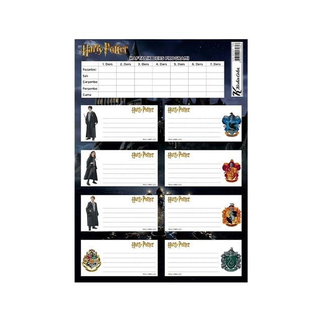K.Color Harry Potter Orta Boy Puffy Sticker