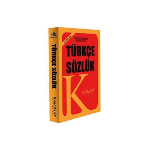 Karatay Plastik Kapak Türkçe Sözlük