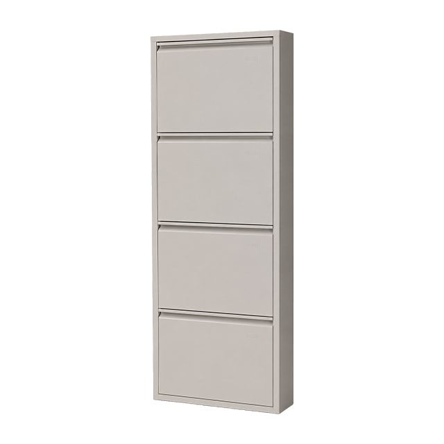 KASER 1013 KREM 4lu  KILITLI METAL AYAKKABIL