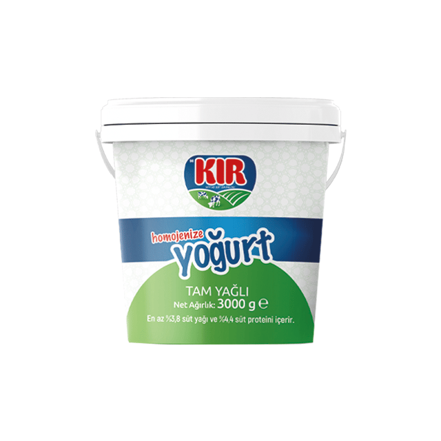 KIR T.YAGLI HOMOJENIZE YOGURT 3000gr
