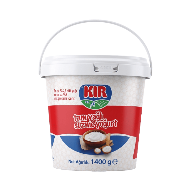 Kır Tam Yağlı Süzme Yoğurt 1400g