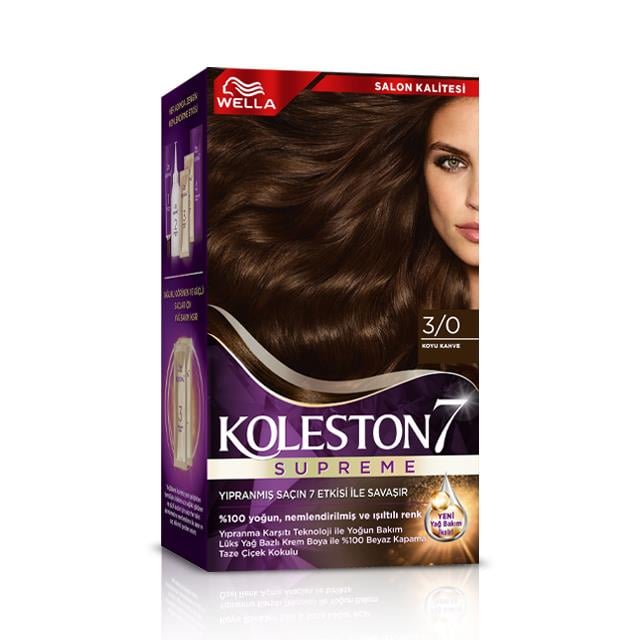 Koleston Kit 3/0 Boya Koyu Kahve