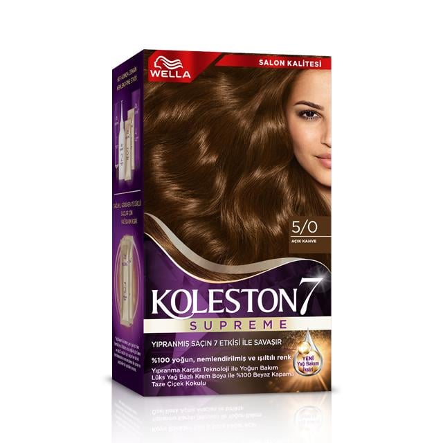 Koleston Kit 5/0 Boya Açık Kahve