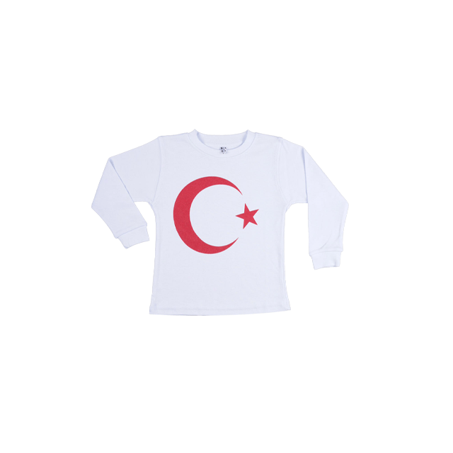 KZ BAYRAKLI UZUN KOL TSHIRT 5-8 YAS