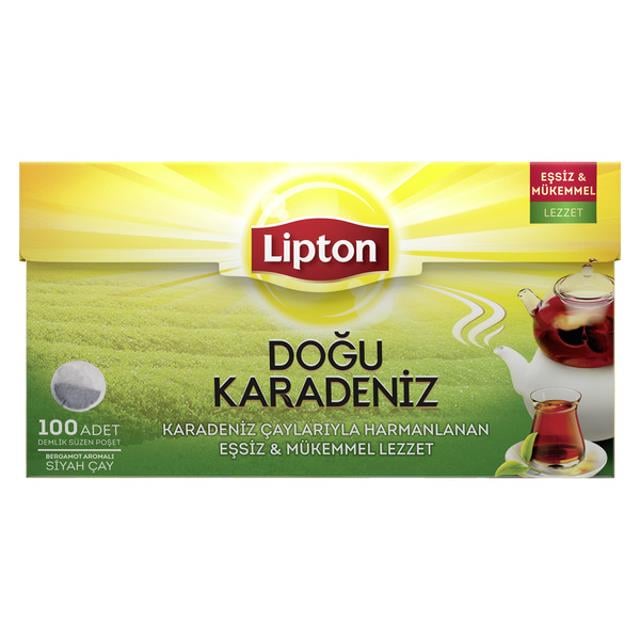Lipton Doğu Karadeniz Demlik Poşet Çay 100'lü 1 Adet