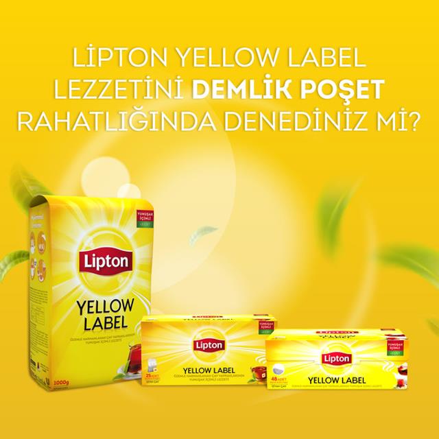 Lipton Yellow Bardak Poşet Çay 50Gr