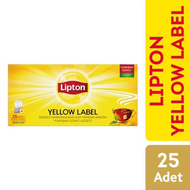 Lipton Yellow Bardak Poşet Çay 50Gr