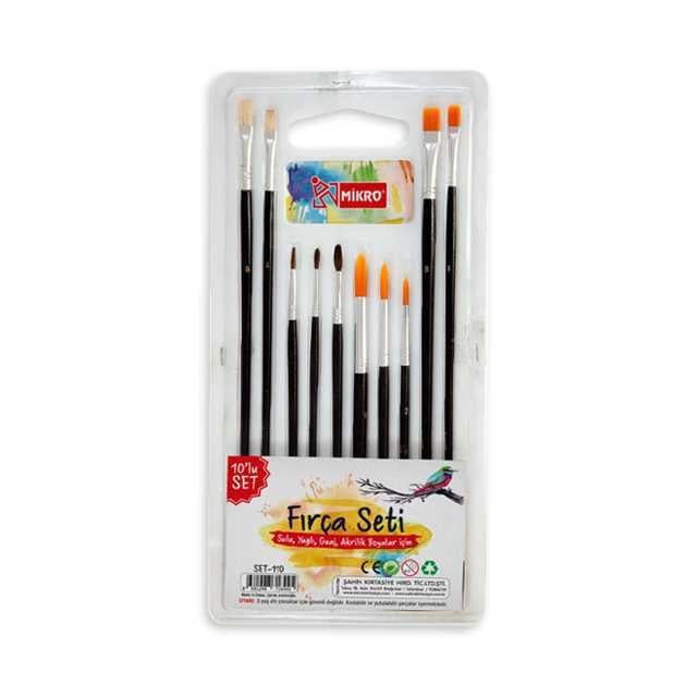 Mikro Mf-Set-110 10 lu Fırça Seti
