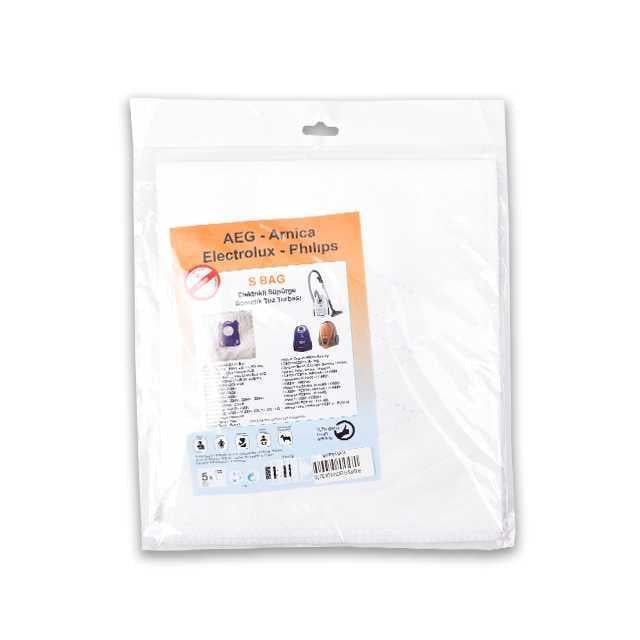 Mizay Philips Elektrolux S-Bag 5`li Toz Torbası