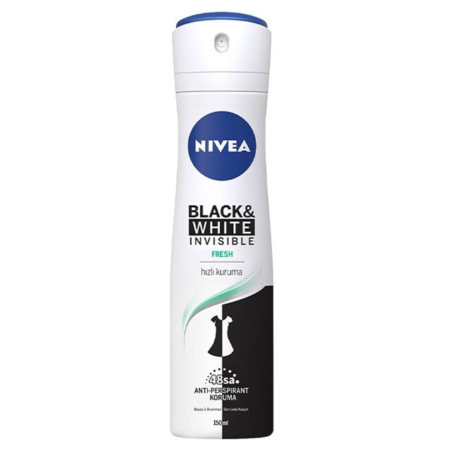 Nivea Deo Bayan Black&White Fresh150Ml